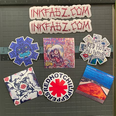 Pc Red Hot Chili Peppers Sticker Pack Ultra Premium Rhcp Pc Decal Pack Uv And Water Resistant