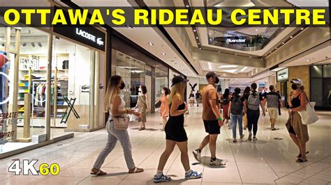 Ottawas Largest Mall Rideau Centre Walk August 2021 Youtube