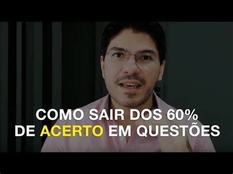 Como Sair Dos Por Cento De Acertos