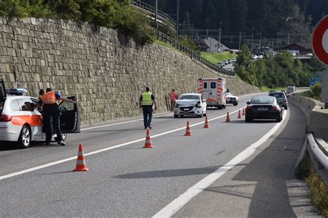 Unfall auf der A13 bei Domat Ems GRHeute Bündner Online Zeitung