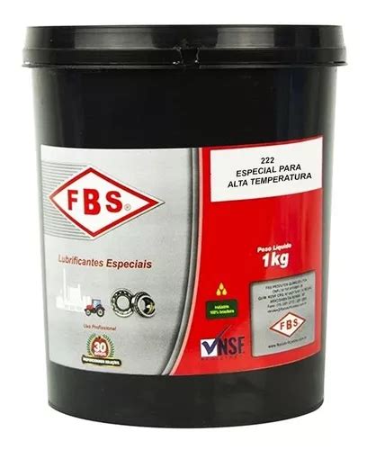 Grasa Especial Para Altas Temperaturas Grados Fbs Kg