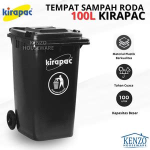 Jual Kt M Tempat Sampah Liiter Besar Tong Kotak Dustbin Tutup