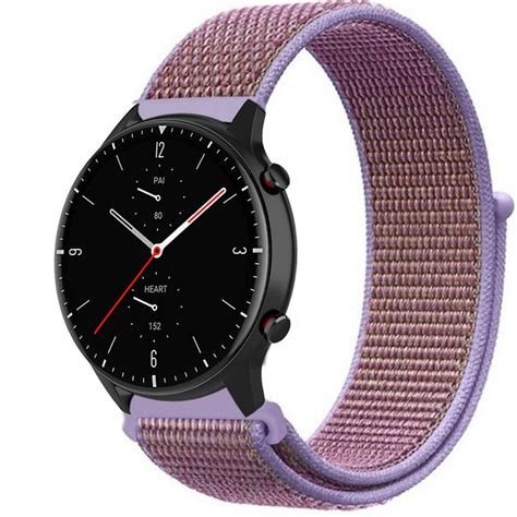 Correa Nylon Amazfit GTR 2 Lila Correasmartwatch Es