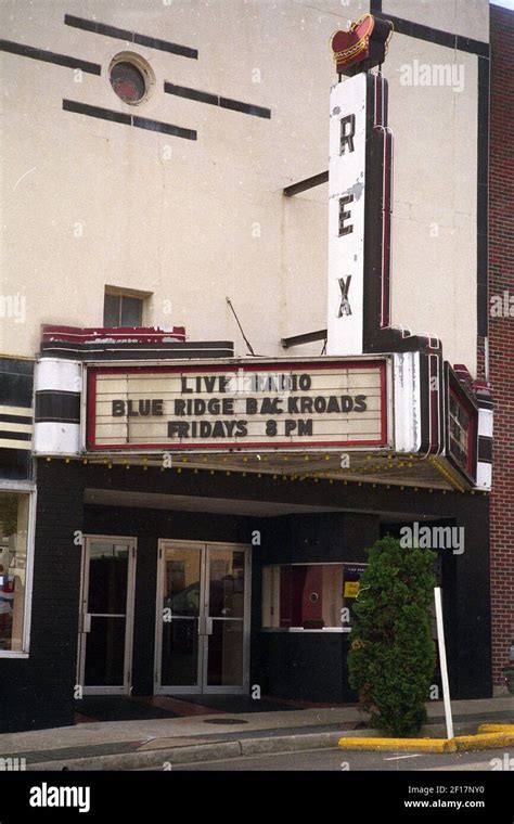 The Rex Theater In Galax Virginia Is Nearby The New River Trail State