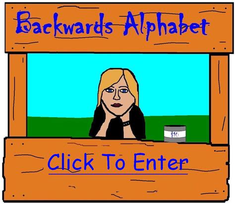 Backwards Alphabet