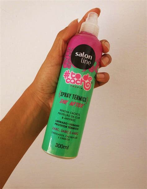 Spray térmico Salon Line Renova Cachos e protege a cor Charme se