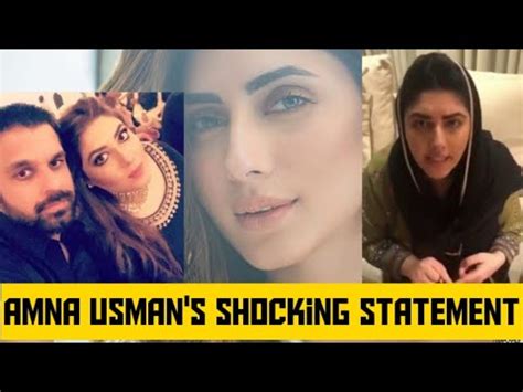 Amna Usman Shocking Statement After The Viral Video Of Uzma Khan Youtube