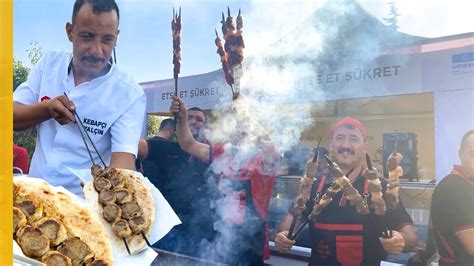 Famous Kebab Chefs Of The Food Festival Cook The Best Turkish Kebabs