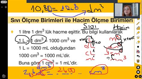 6 SINIF MATEMATİK SIVI ÖLÇME BİRİMLERİ VE HACİM ÖLÇME BİRİMLERİ