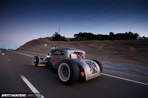 HD Wallpaper Hot Rod Rat Rod Slammed Road HD Speed Hunters Larry Chen