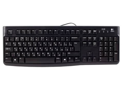 Клавиатура Logitech K120 For Business черный USB