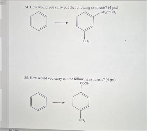 Solved How Would You Carry Out The Following Synthesis Chegg