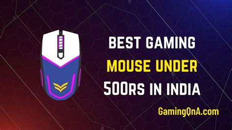 Top 5 Best Gaming Mouse Under 500 Rs In India 2023 GamingQna