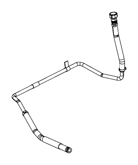 Ram Promaster Return Power Steering Hose Tube Upper