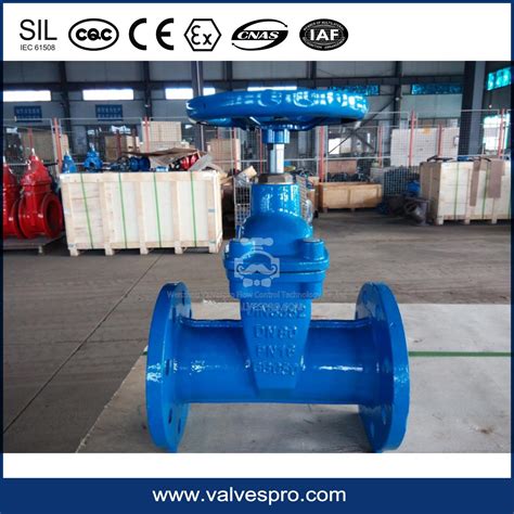 DIN3352 F5 Non Rising Stem Cast Iron Metal Seated Gate Valve China F5