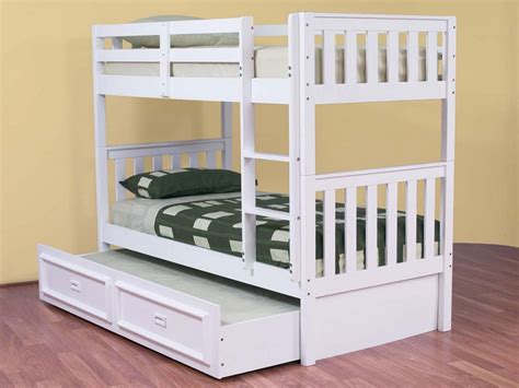 Bunk Beds With Trundle And Mattresses | Home Design Ideas