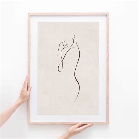 Nude Pencil Drawings Set Of Woman Line Drawing Nude Line Etsy Australia