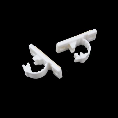 Amazon Dnyta Pcs Wire Shelf Loop Clips Plastic White Down Wall