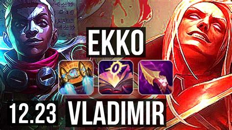 Ekko Vs Vladimir Mid 13 2 7 Legendary 900k Mastery Euw Diamond