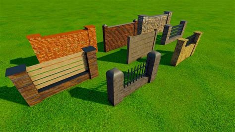 Mod Pack Of Fences Prefab V1 0 FS22 FarmingSimulator App