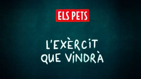 Lletra i Videoclip de la cançó dels Pets Lexèrcit que vindrà M