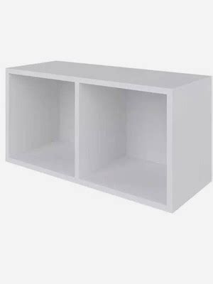 Nicho Grande Retangular Mdf Branco X X Fundo Compre Produtos