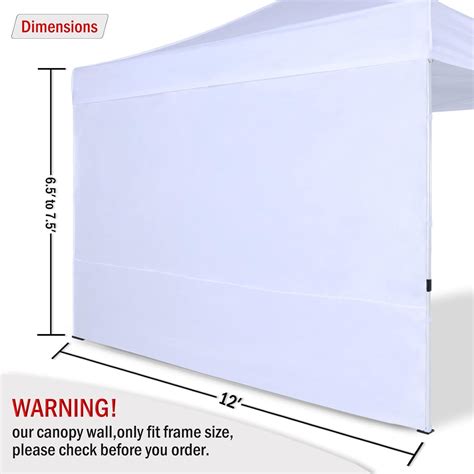 Buy Cooshade Sunwall For X Pop Up Canopy Tent Pack Sidewall Only