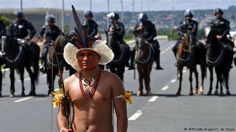 Indigenous Brazilians Protest For Land Rights In Brazil Afp Getty