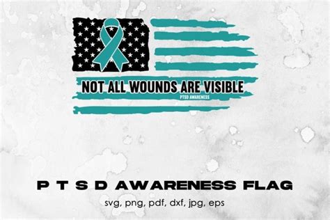 Ptsd Not All Wounds Are Visible Graphic By Cool Moon Designs Creative