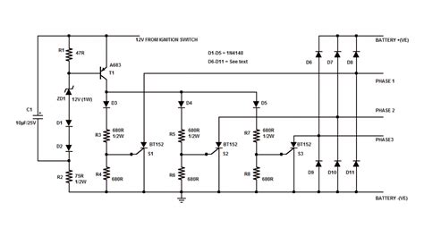 Regulator Rectifier Circuit Diagram Motorcycle