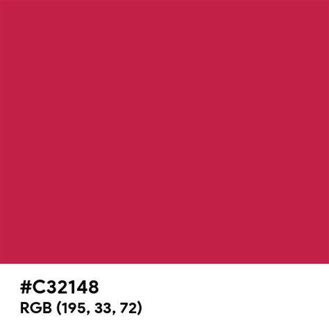 Bright Maroon color hex code is #C32148