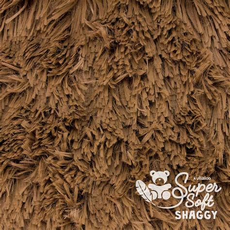 Brown Faux Fur Fabric ⋆ Supersoft Shaggy ⋆ Kullaloo Ca Inc B