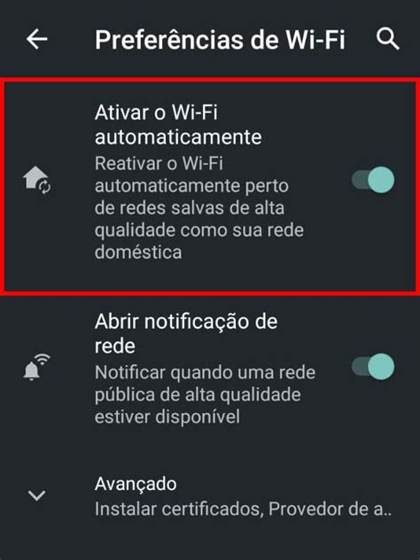 Como desativar o Wi Fi automático no celular Canaltech