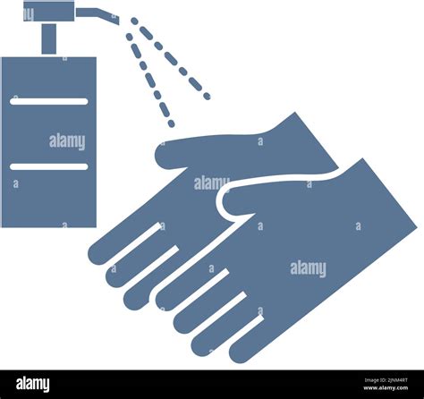 Illustration Of Spray Hand Disinfection Stock Vector Image Art Alamy