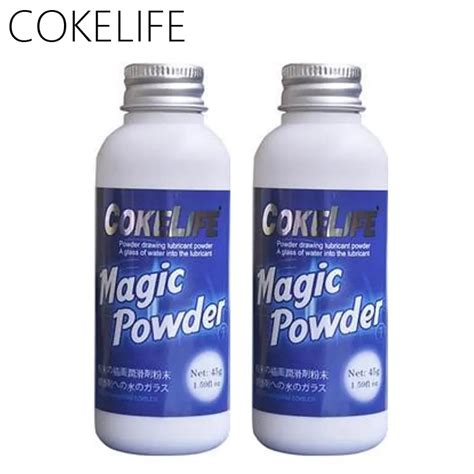 2pcs Cokelife Solid Powder Sex Lubricant Water Base Mixed Using With Hot Water Oil For Vaginal