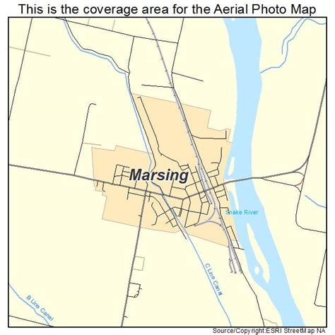 Aerial Photography Map of Marsing, ID Idaho