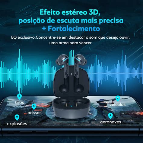 Fone De Ouvido Qcy G Tws Bluetooth Gaming Superdescontostop