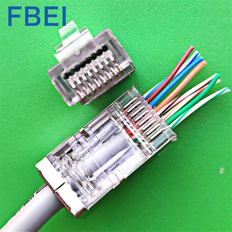 Rj45 Pass Through Connector China Manufacturer