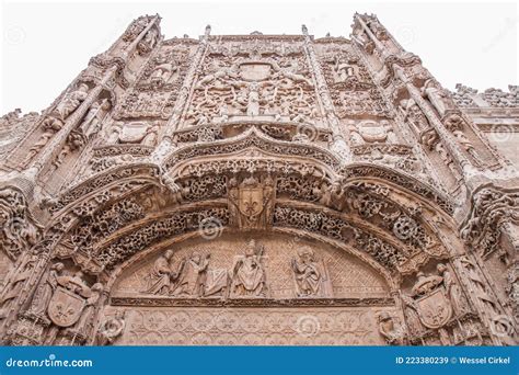 Frente Nacional Do Museu De Escultura Na Espanha Valladolide Imagem De