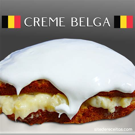Receita de Creme belga | Site de receitas.com