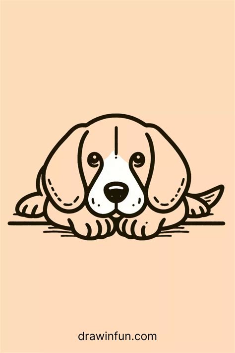 🐕 40 Easy Cute Beagle Drawing Ideas - Draw In Fun | Cute beagles