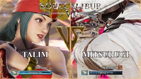 SoulCalibur VI Amesang Talim VS Zerogivn Mitsurugi Xbox Series