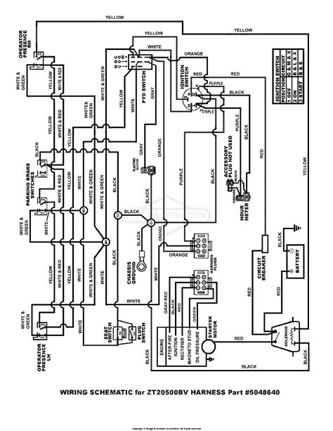 Snapper 5900610 Zt20501bv 50 20 Hp Ztr Fastcut Series 1 Parts Diagram For Wiring Schematic 20hp