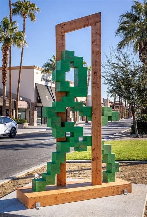 New Art Installations on El Paseo Median Are Part of Biennial Exhibition