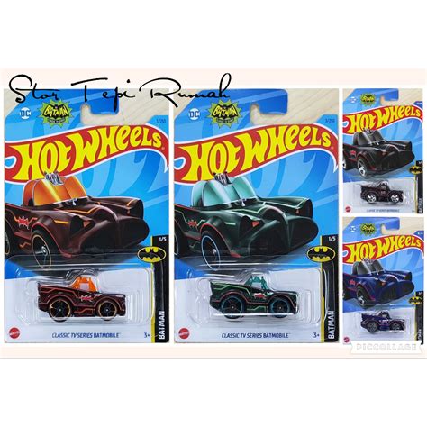 Hot Wheels Classic TV Series Batmobile Batman Tooned Shopee Malaysia