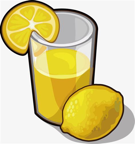 Lemon Juice Vector Lemon Vector Hand Yellow Png And Vector With