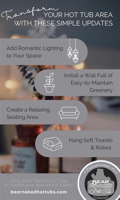 How To Create A Luxurious Hot Tub Spa Experience Bear Naked Hot Tub Sauna Co