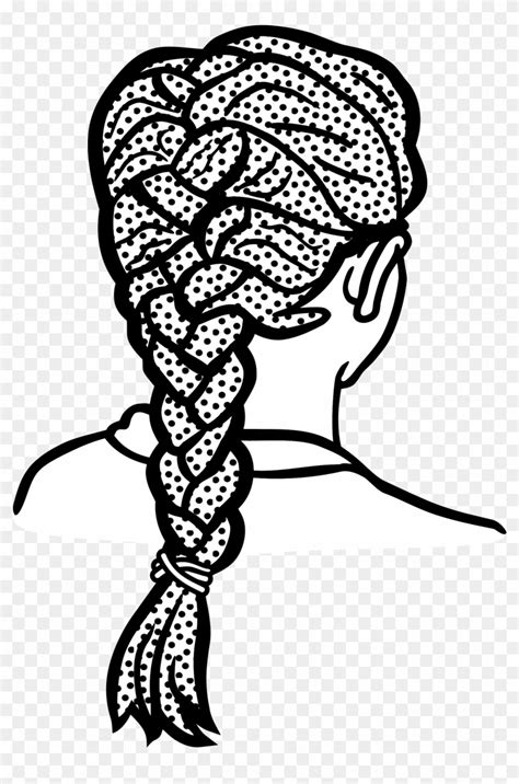 Braiding Hair Clipart