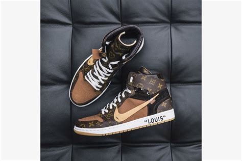 These Louis Vuitton OFFWHITE X Nike Air Jordan 1s Are Next Level