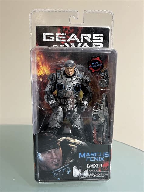 NECA - Gears of War - Marcus Fenix - Action Figure - New/Sealed | eBay